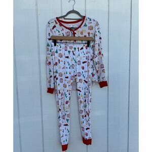 Lauren‎ Conrad Christmas Pajamas, Quaint Christmas Scenes, Size Women's Small